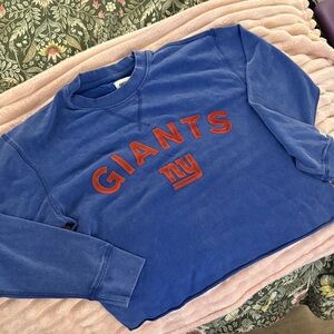 Tailgate Blue NY Giants Sweatshirt